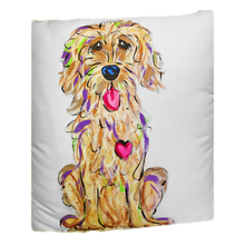 Labradoodle Decorative Pillow