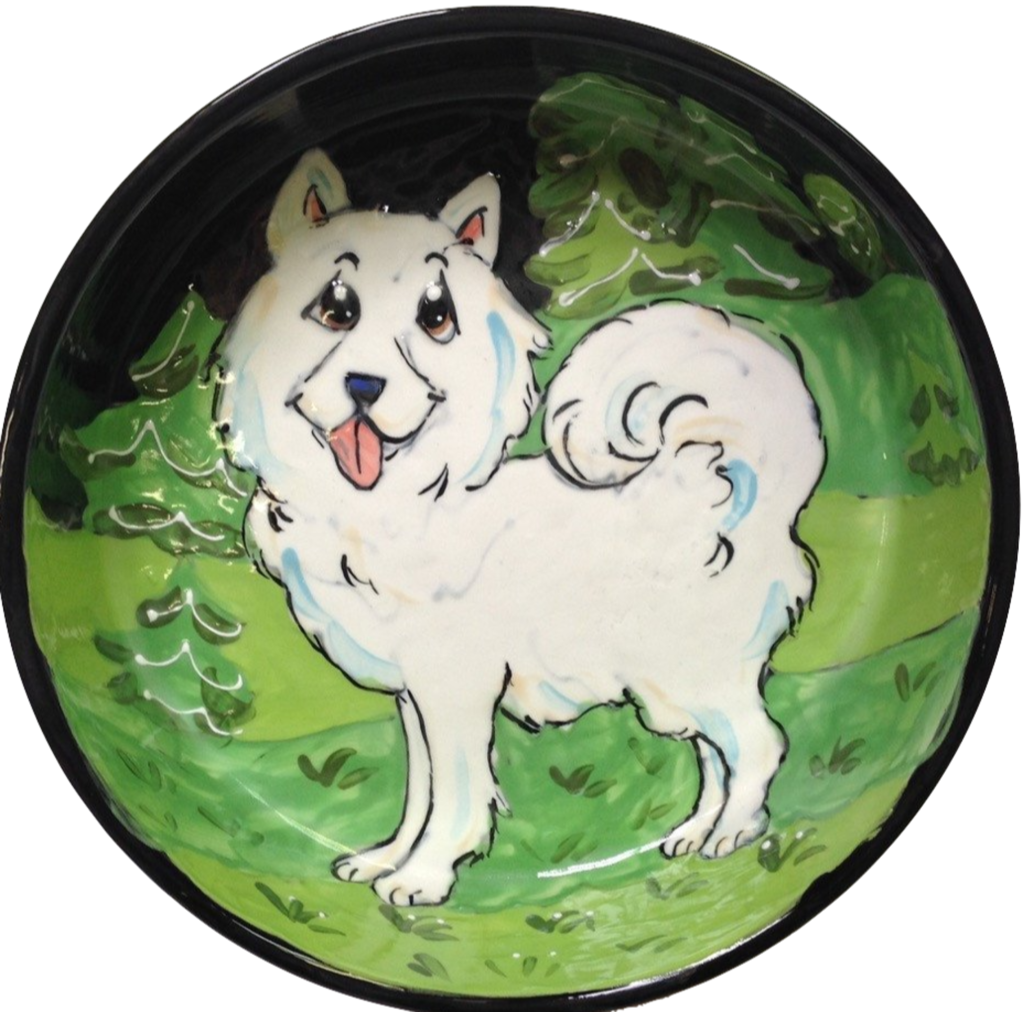 Samoyed Dog Bowl Custom