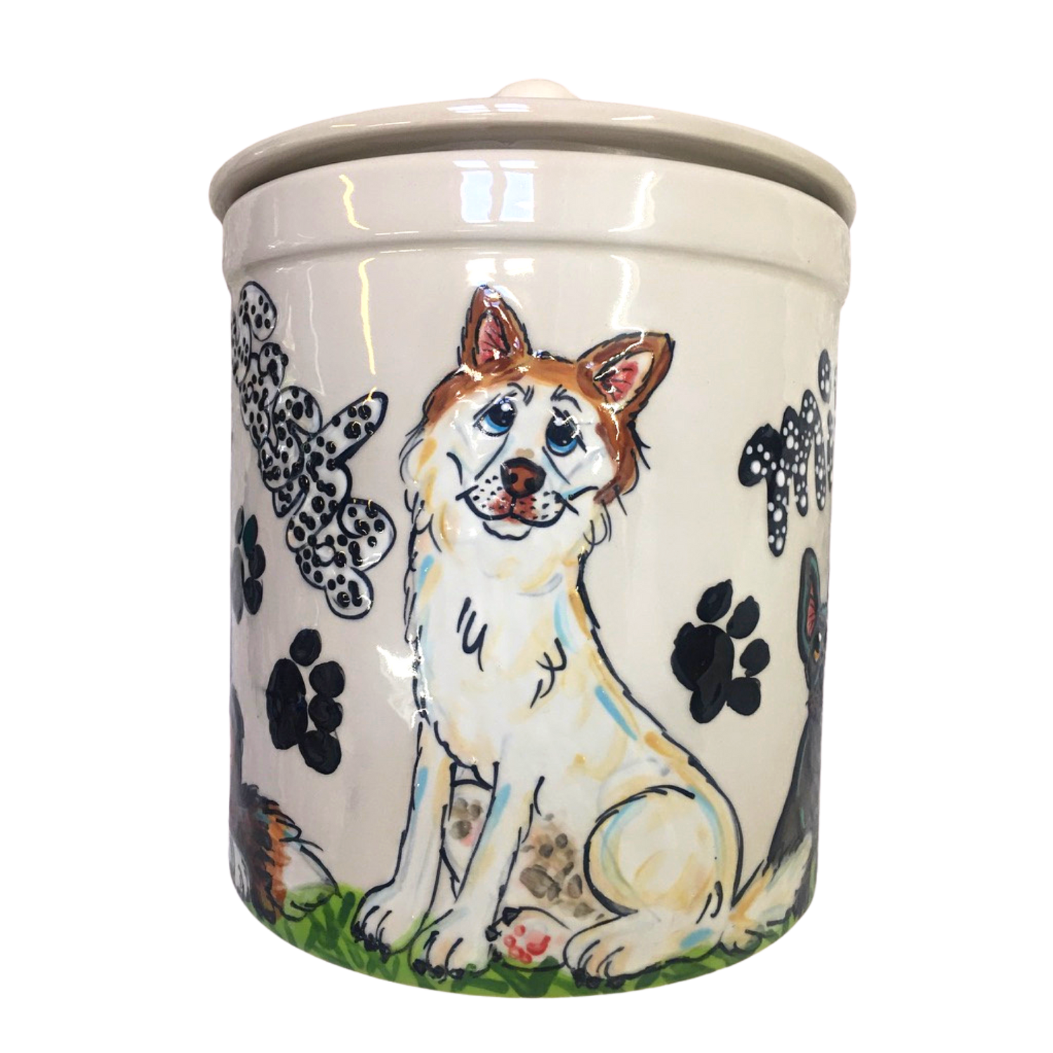 Siberian Husky Treat Jar