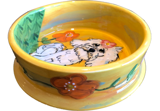 Sugar Pippin' | Maltese | Dog Bowl