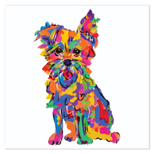 terrier painting in square icanvas wall decor by debby carman