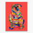 Rainbow Bulldog "Thunderboom-Ton" by Debby Carman, Faux Paw Productions