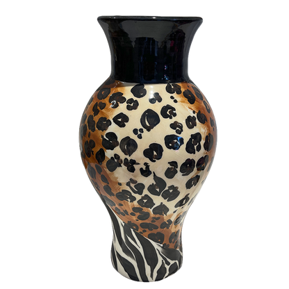 Tiger Liony Ceramic Vase