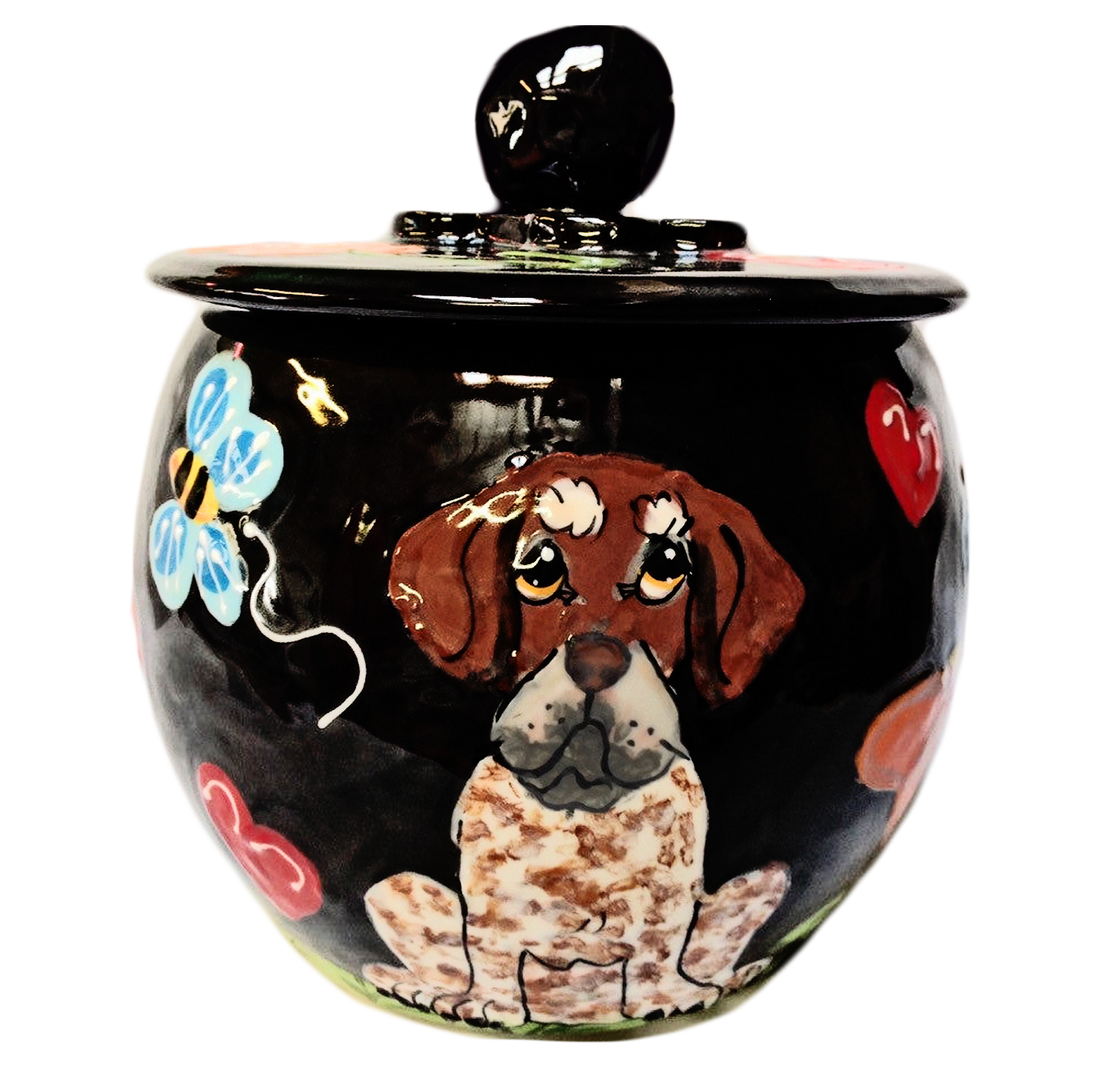 PERSONALIZED TREAT JAR BY Debby Carman FROM www.fauxpawproductions.com