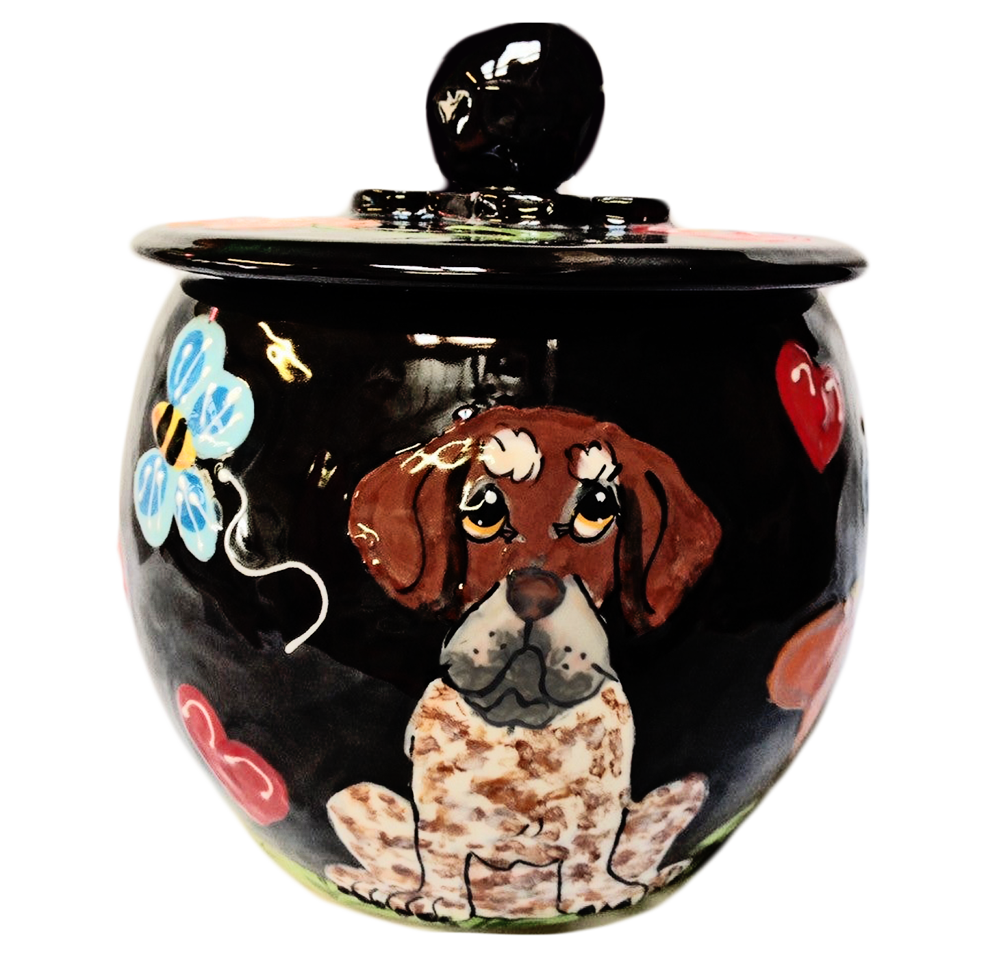 PERSONALIZED TREAT JAR BY Debby Carman FROM www.fauxpawproductions.com