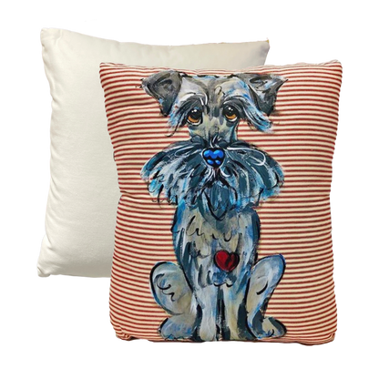 Schnauzer Decorative Pillow