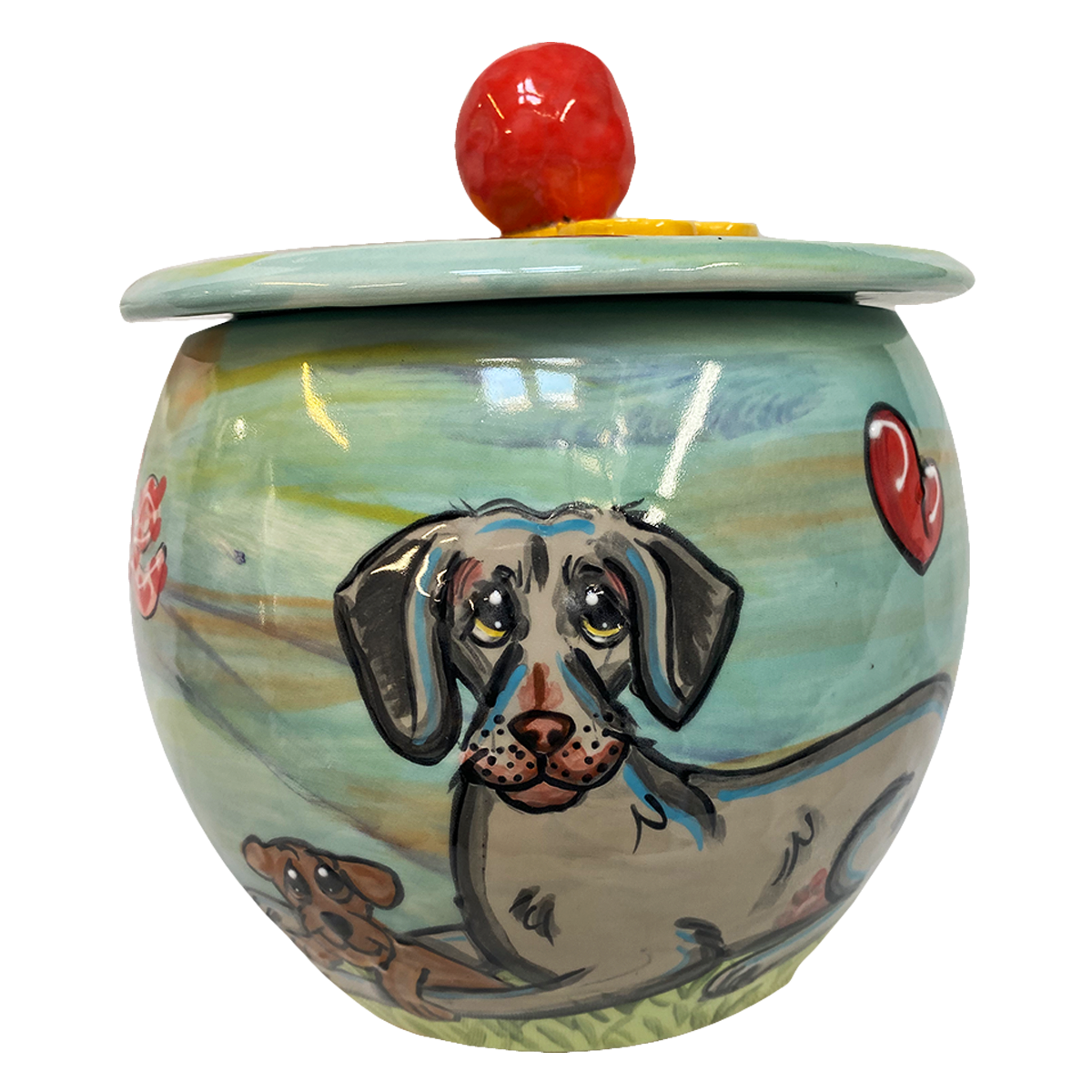 Weimaraner Cookie Jar