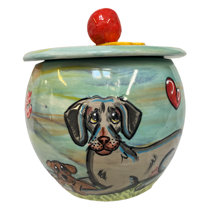 Weimaraner Cookie Jar