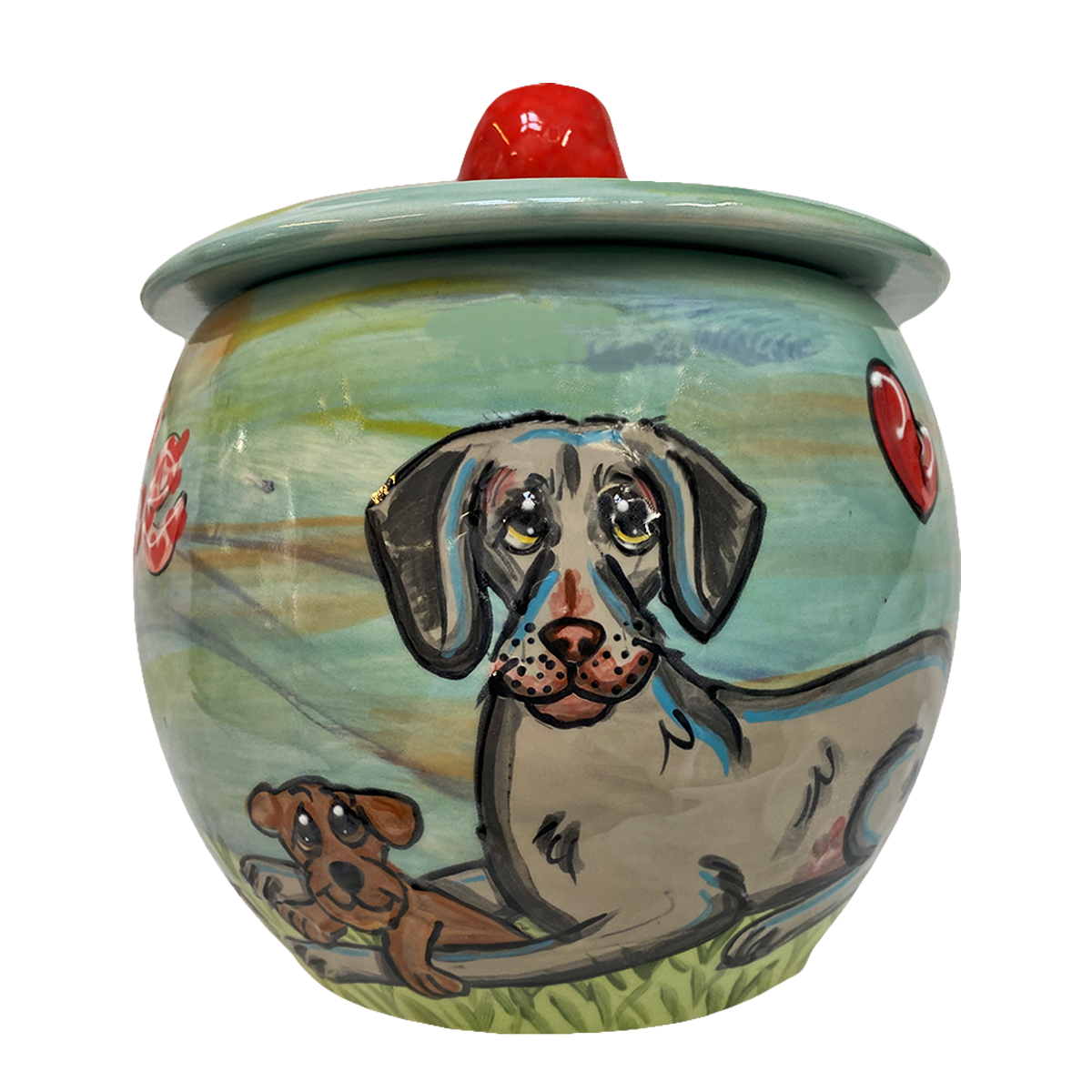 Weimaraner Cookie Jar