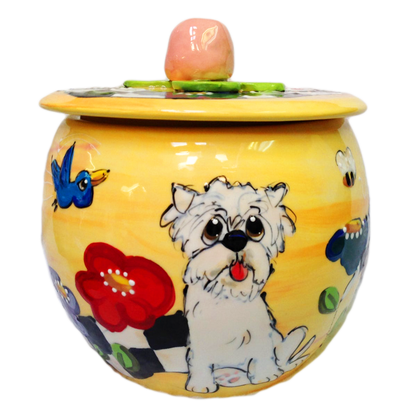 West Highland Terrier Treat Jar