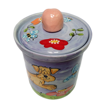 Wheaten Terrier Dog Treat Jar