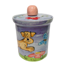 Wheaten Terrier Dog Treat Jar