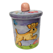 Wheaten Terrier Dog Treat Jar