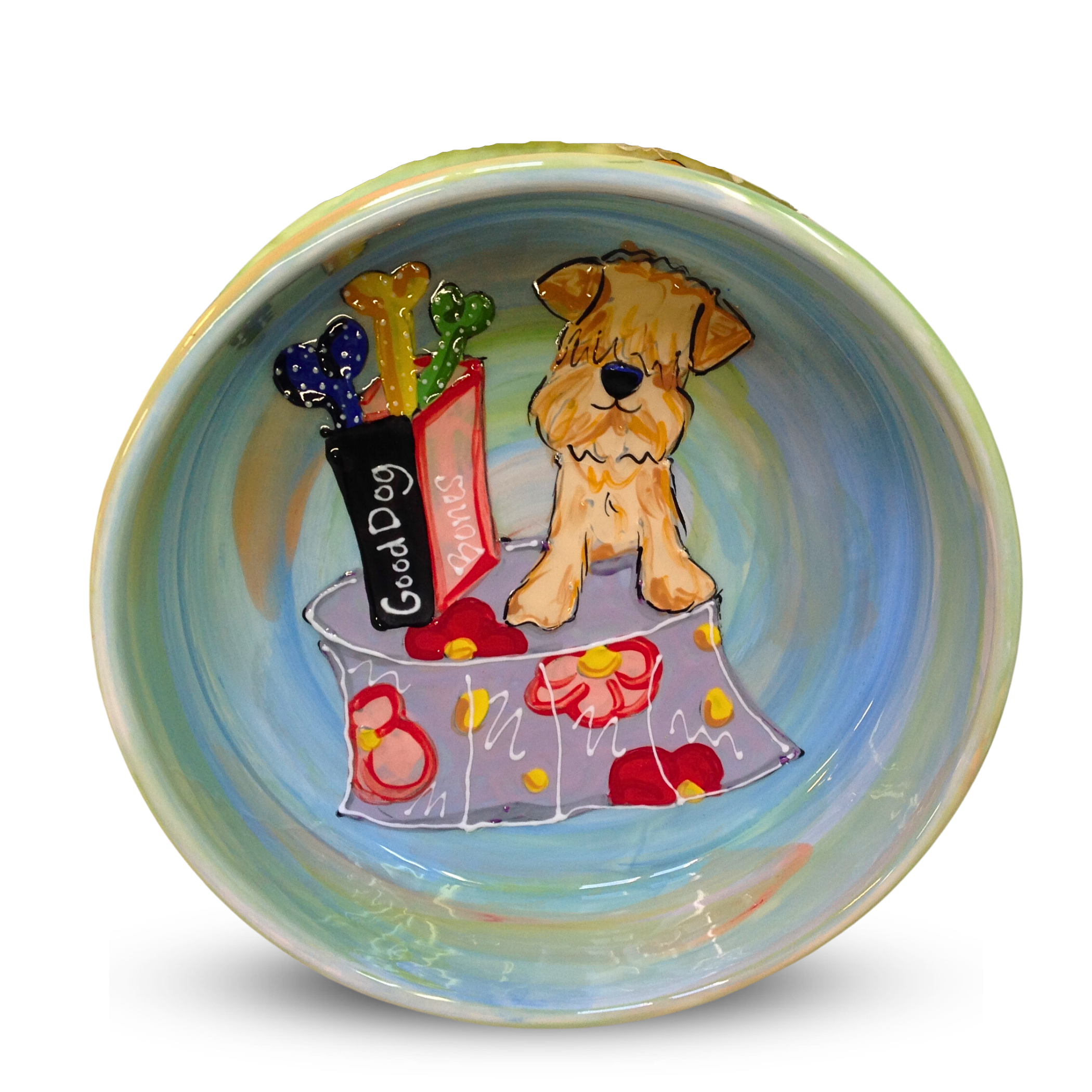 Wheaten Terrier Dog Bowl