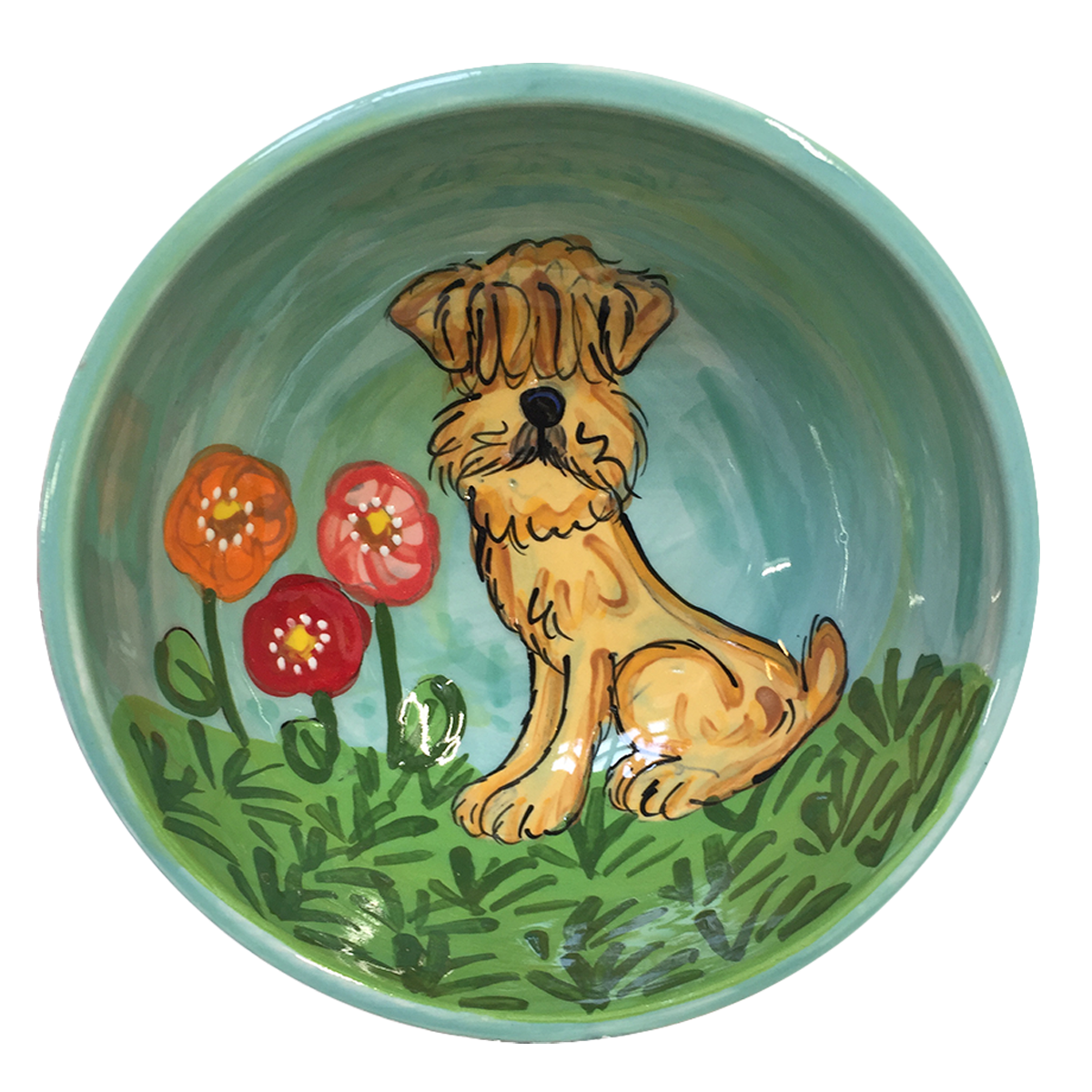 Wheaten Terrier Garden Love Bowl