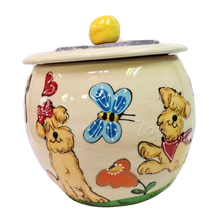 Wheaten Terrier Dog Treat Jar