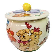 Wheaten Terrier Dog Treat Jar