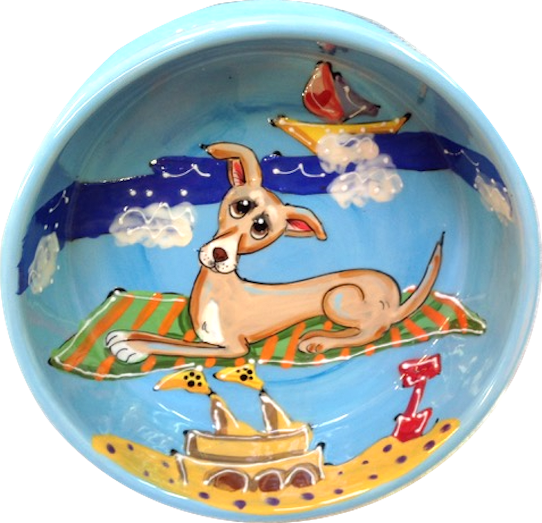 Whippet Dog Bowl