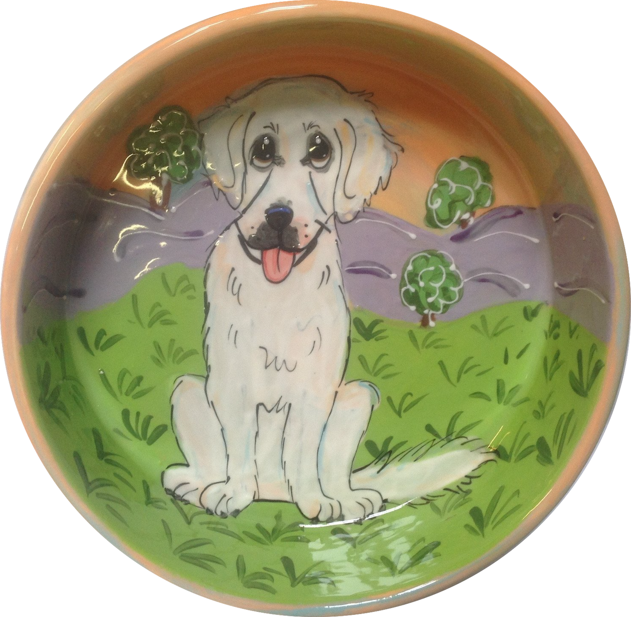 Custom Ceramic Dog Bowl