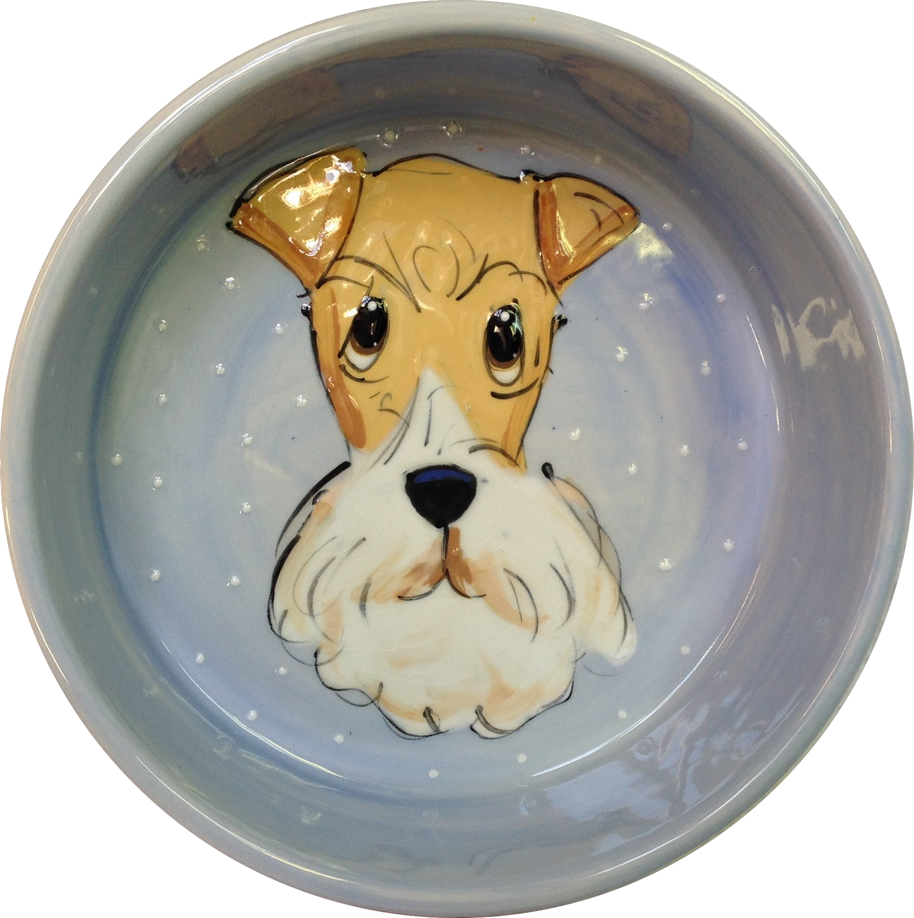 Wire Fox Terrier | Dog Bowl 8&quot;