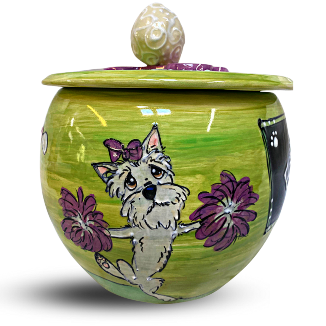 Westie Treat Jar