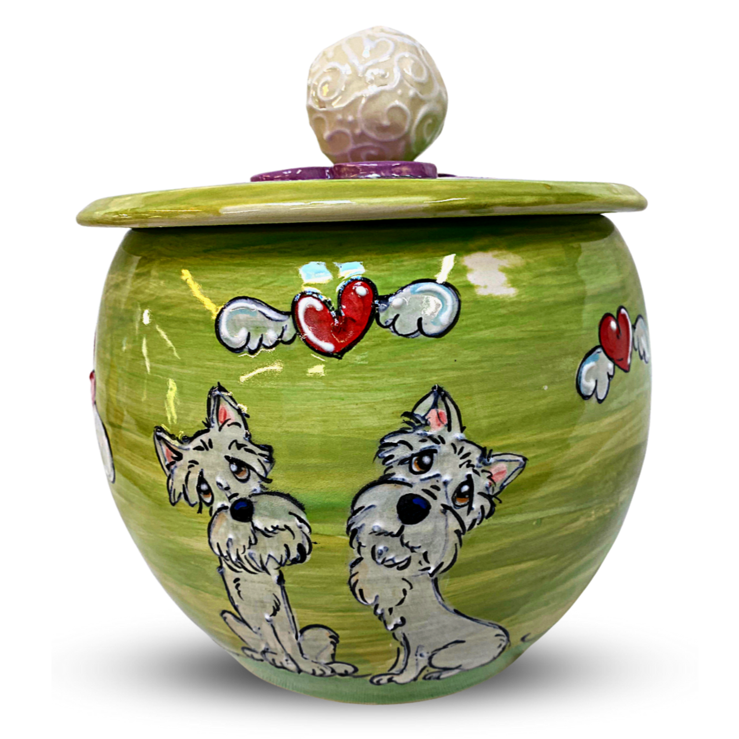 Westie Treat Jar