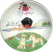 Wheaten Terrier Platter