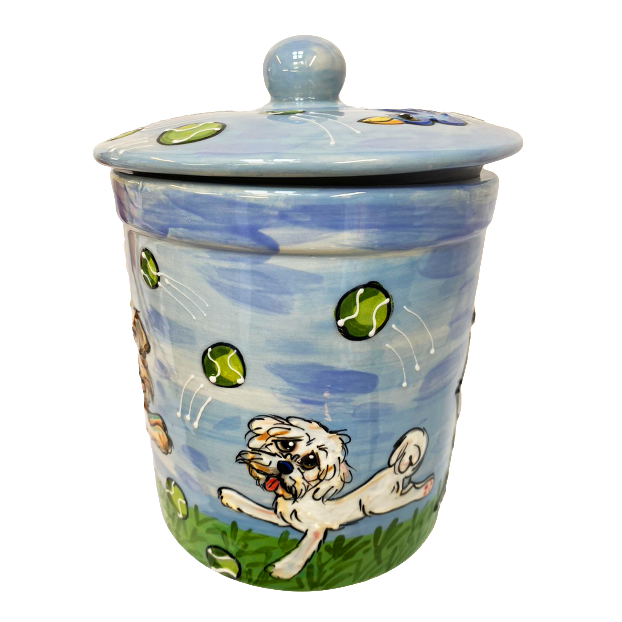 Customized Ceramic Doggie Treat Jar