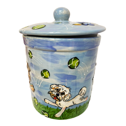 Customized Ceramic Doggie Treat Jar