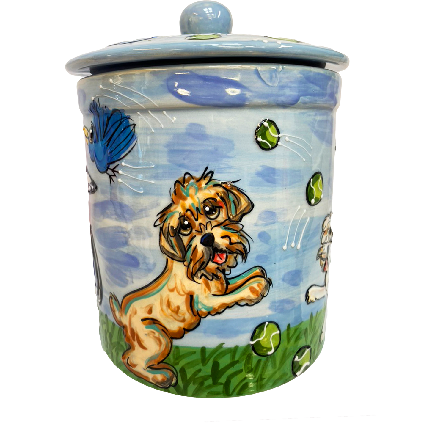 Customized Ceramic Doggie Treat Jar