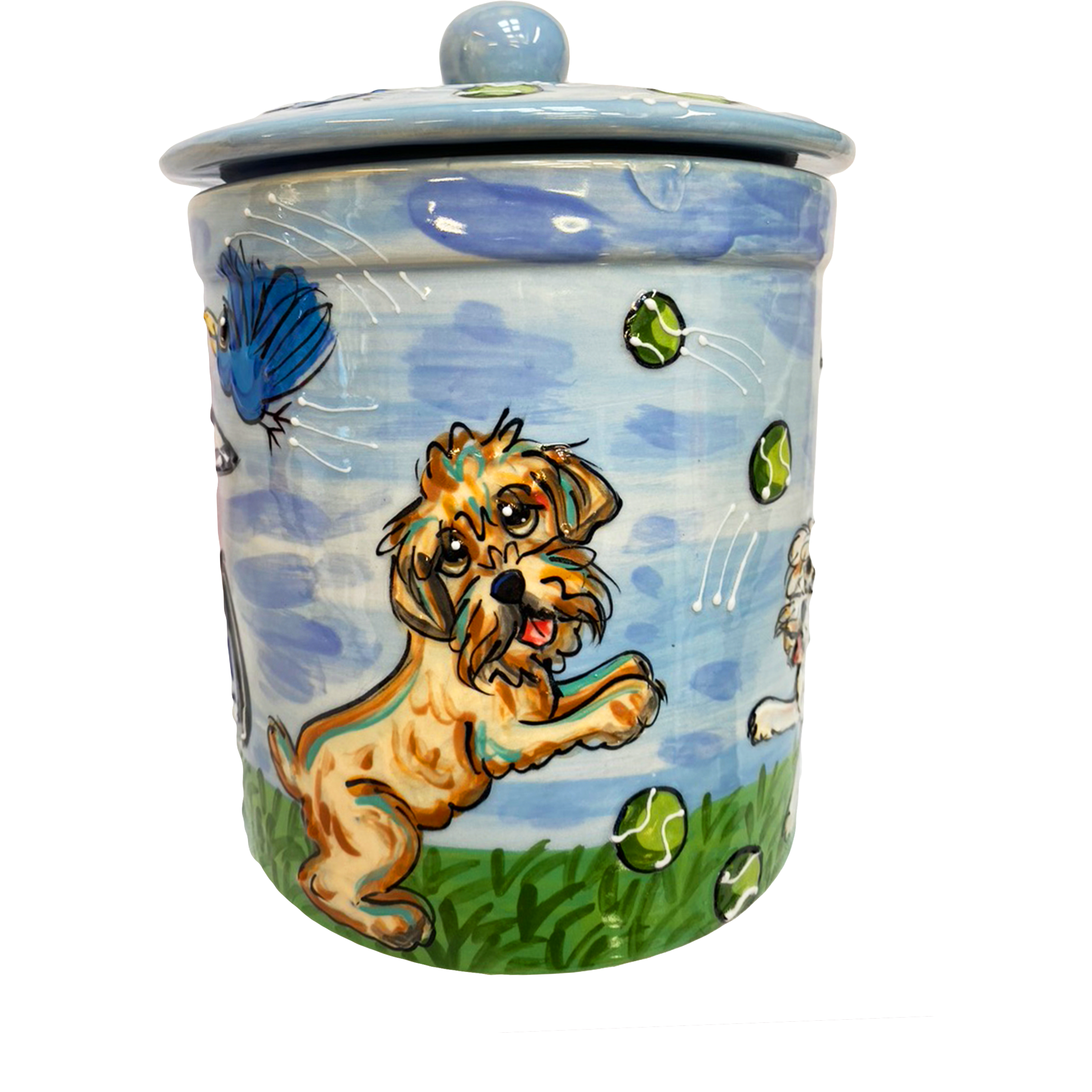 Customized Ceramic Doggie Treat Jar