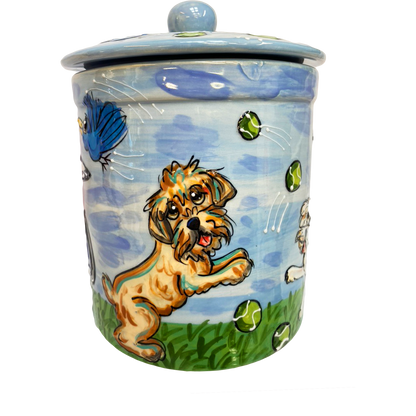 Customized Ceramic Doggie Treat Jar