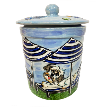 Customized Ceramic Doggie Treat Jar