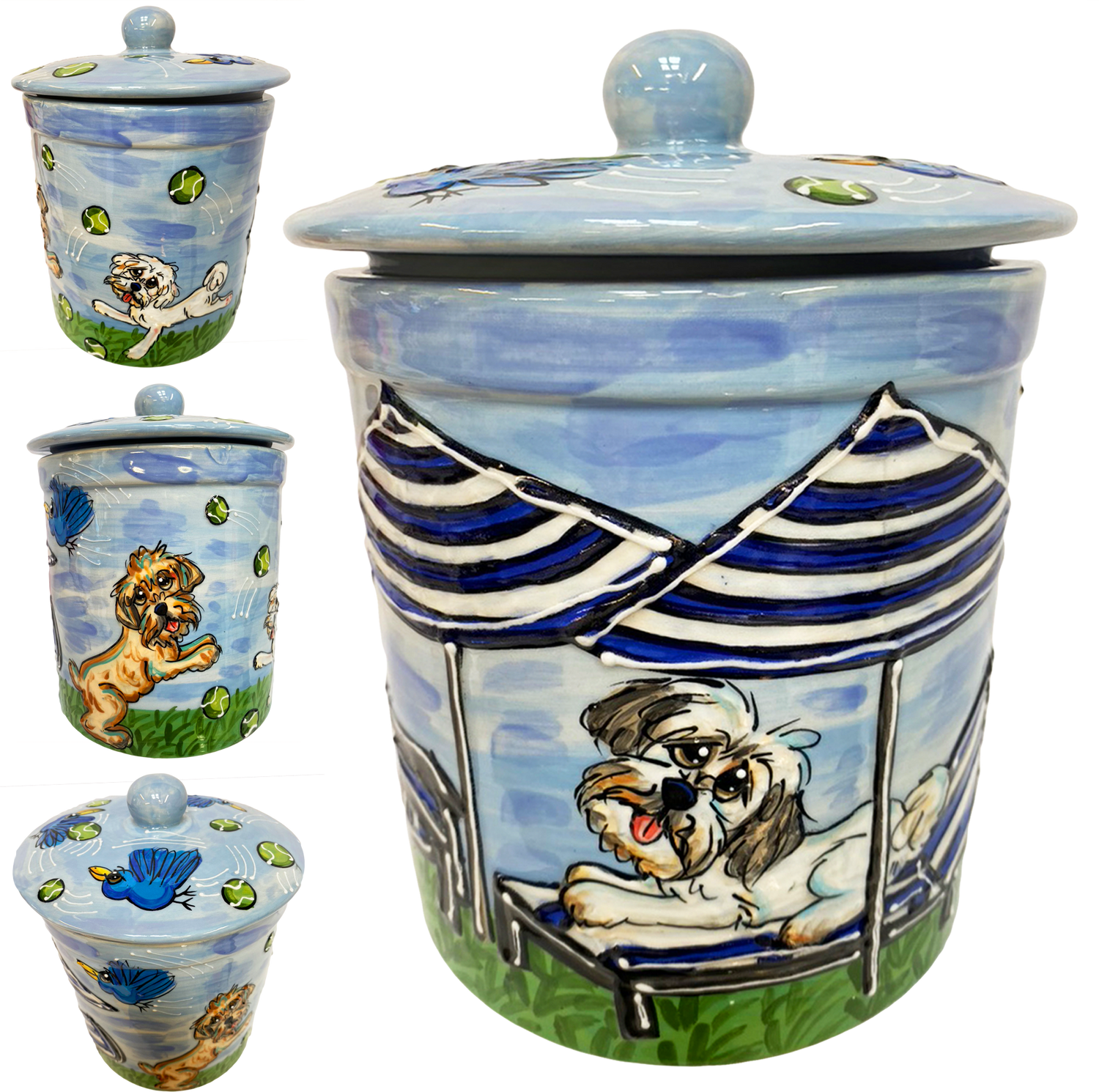 Customized Ceramic Doggie Treat Jar