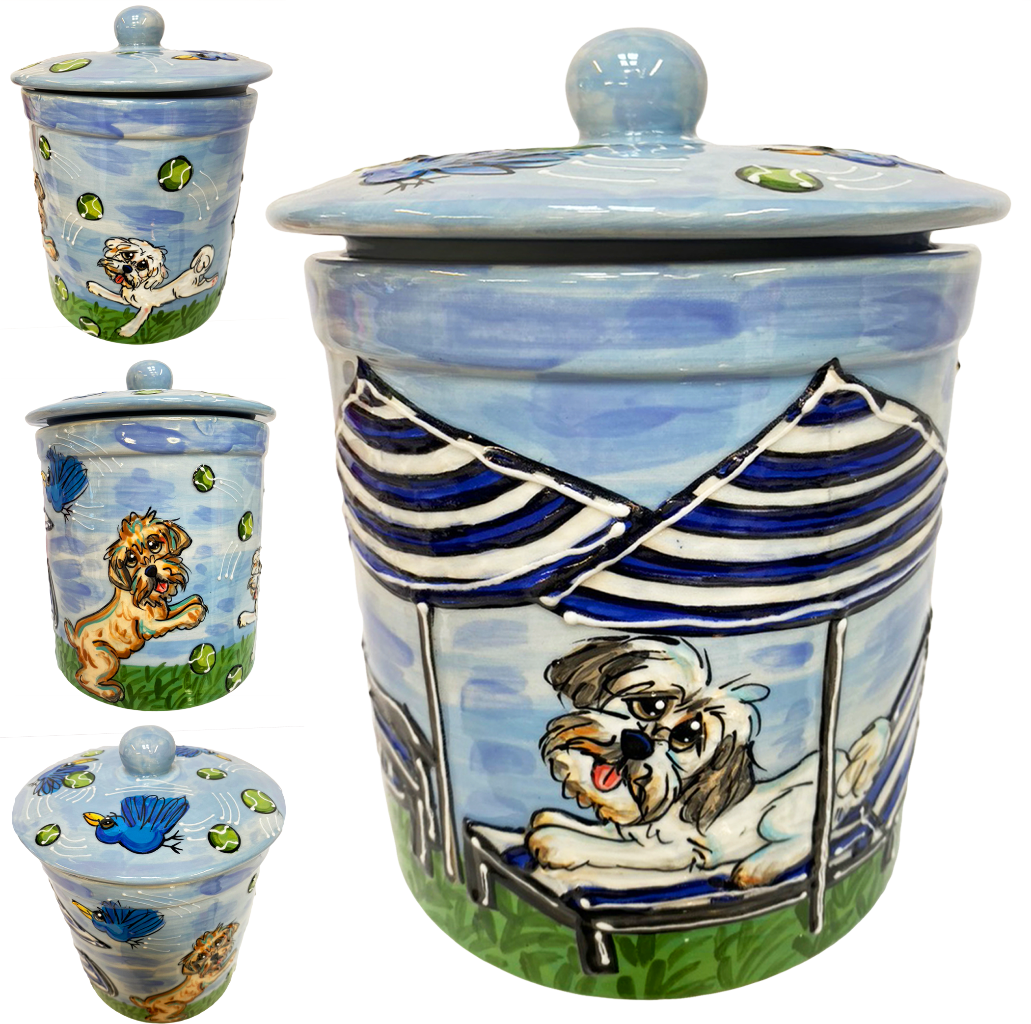 Customized Ceramic Doggie Treat Jar