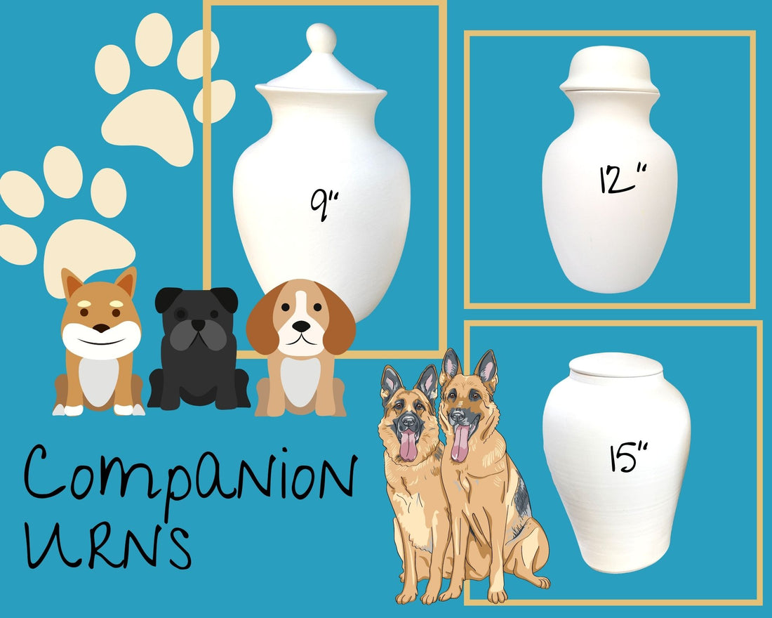 Companion Memorial Urn - Extra Large Pet Urn