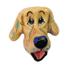 Yellow Labrador Wall Sculpture
