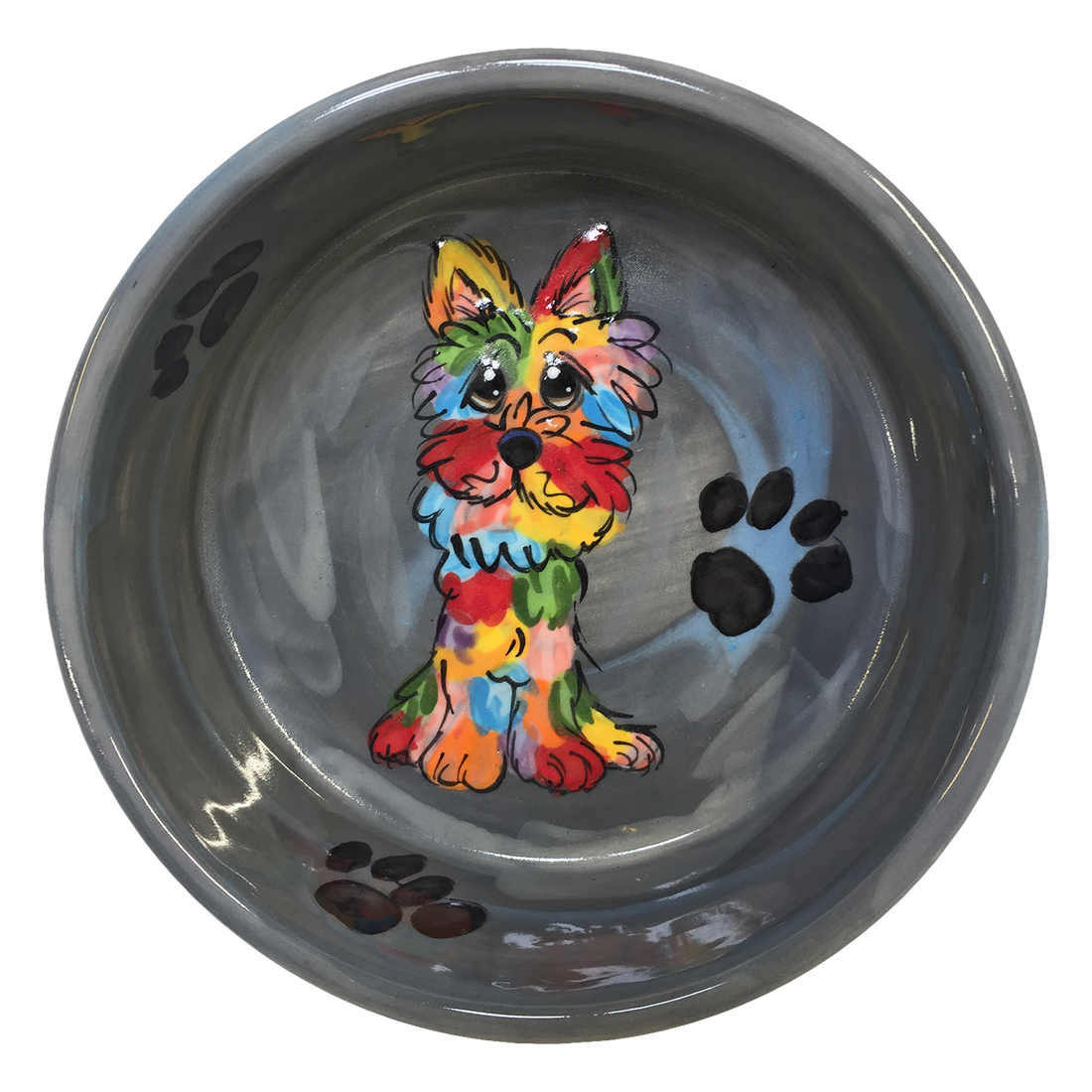 Yorkie Terrier Rainbow Palz™ Bowl