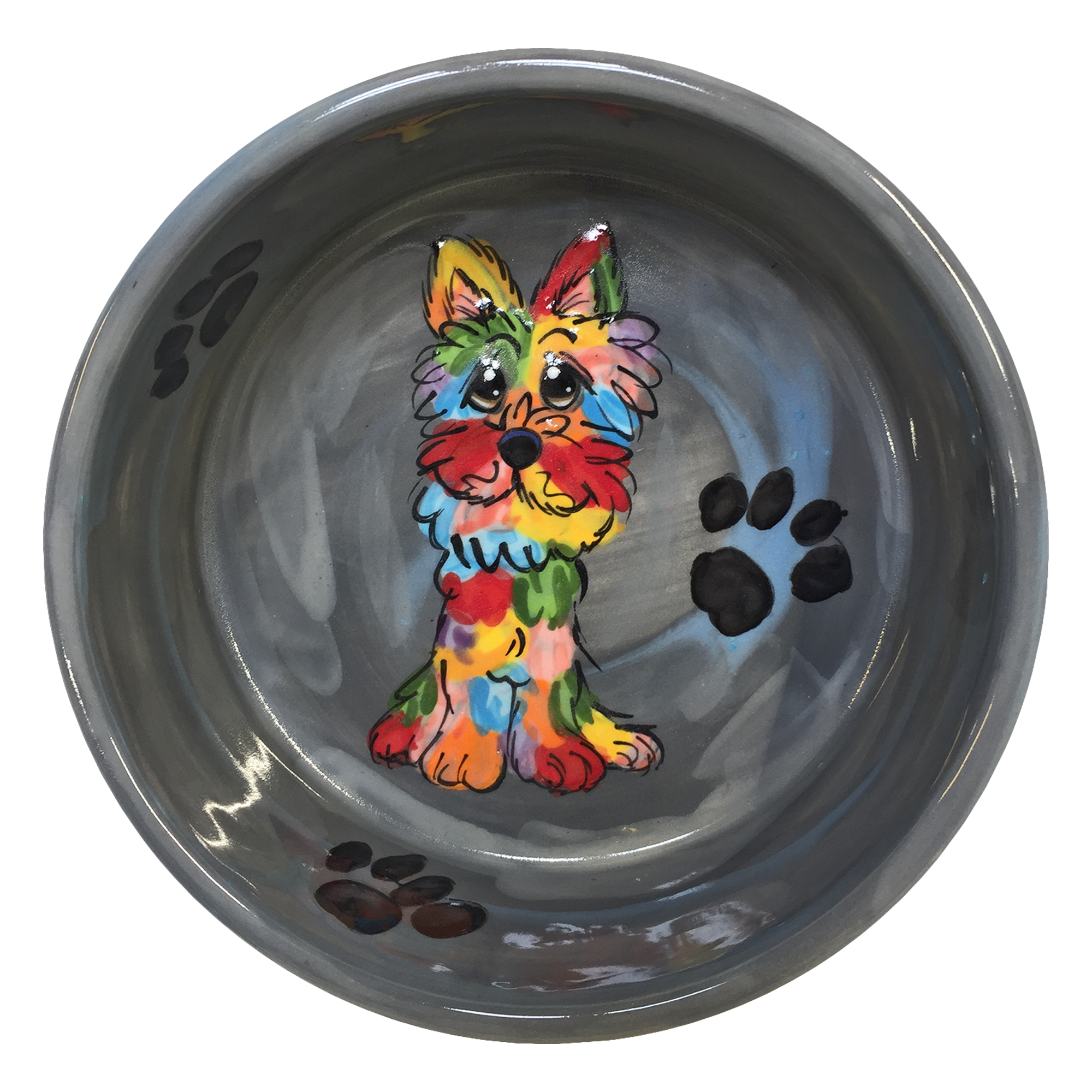 Yorkie Terrier Rainbow Palz™ Bowl