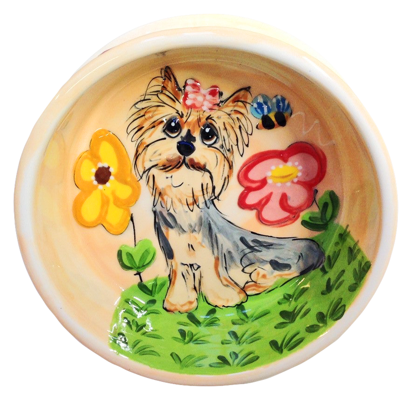 Yorkie Garden Bowl