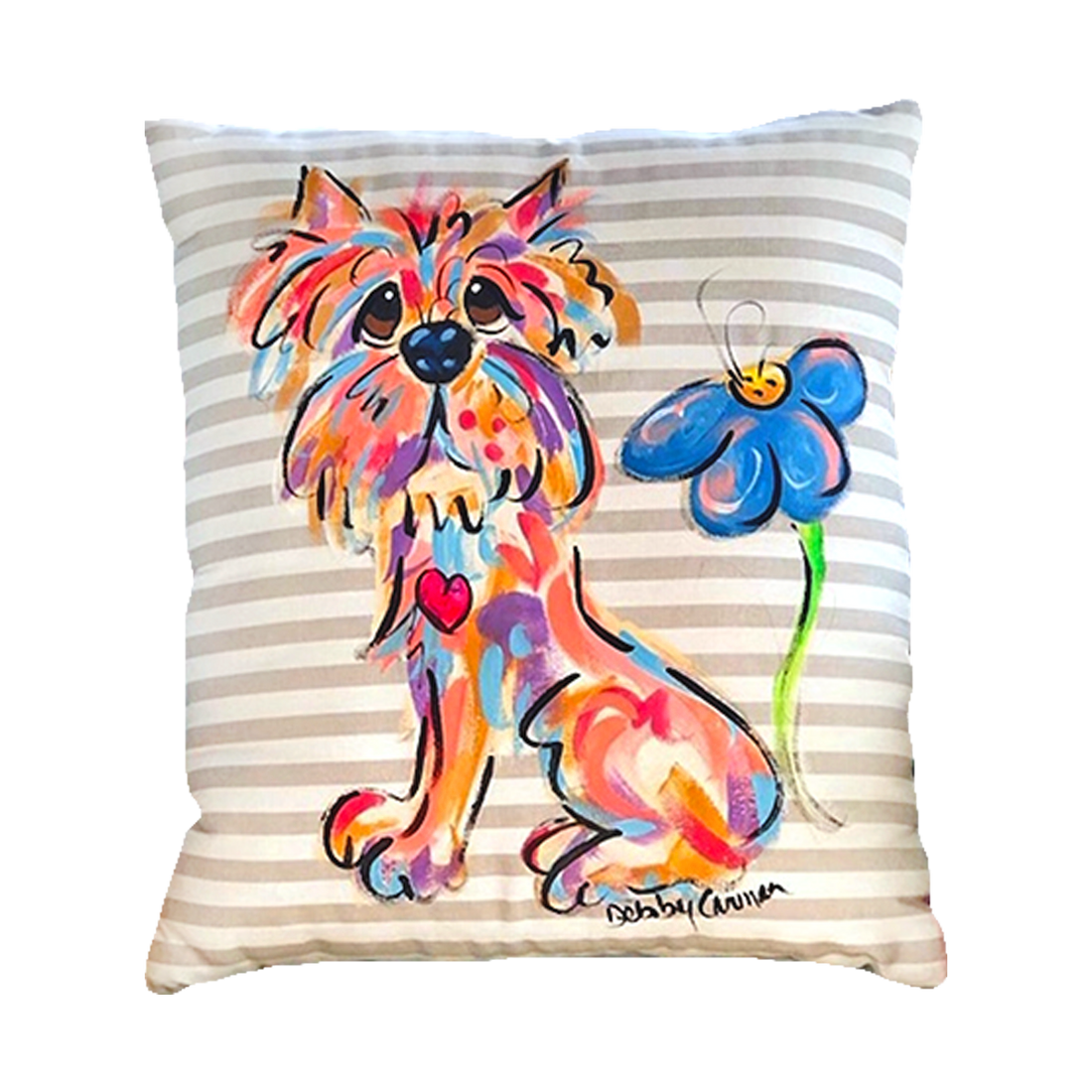 Yorkie Terrier Pillow