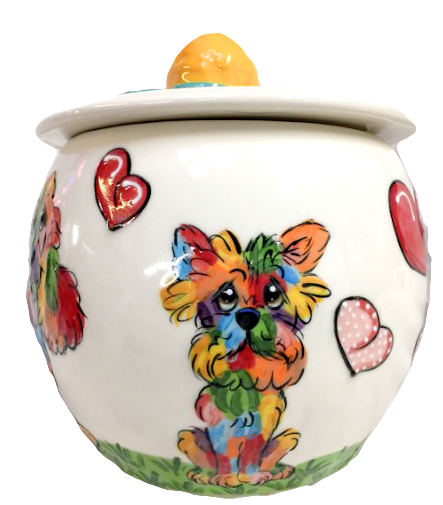 Yorkie Rainbow Palz™ Treat Jar