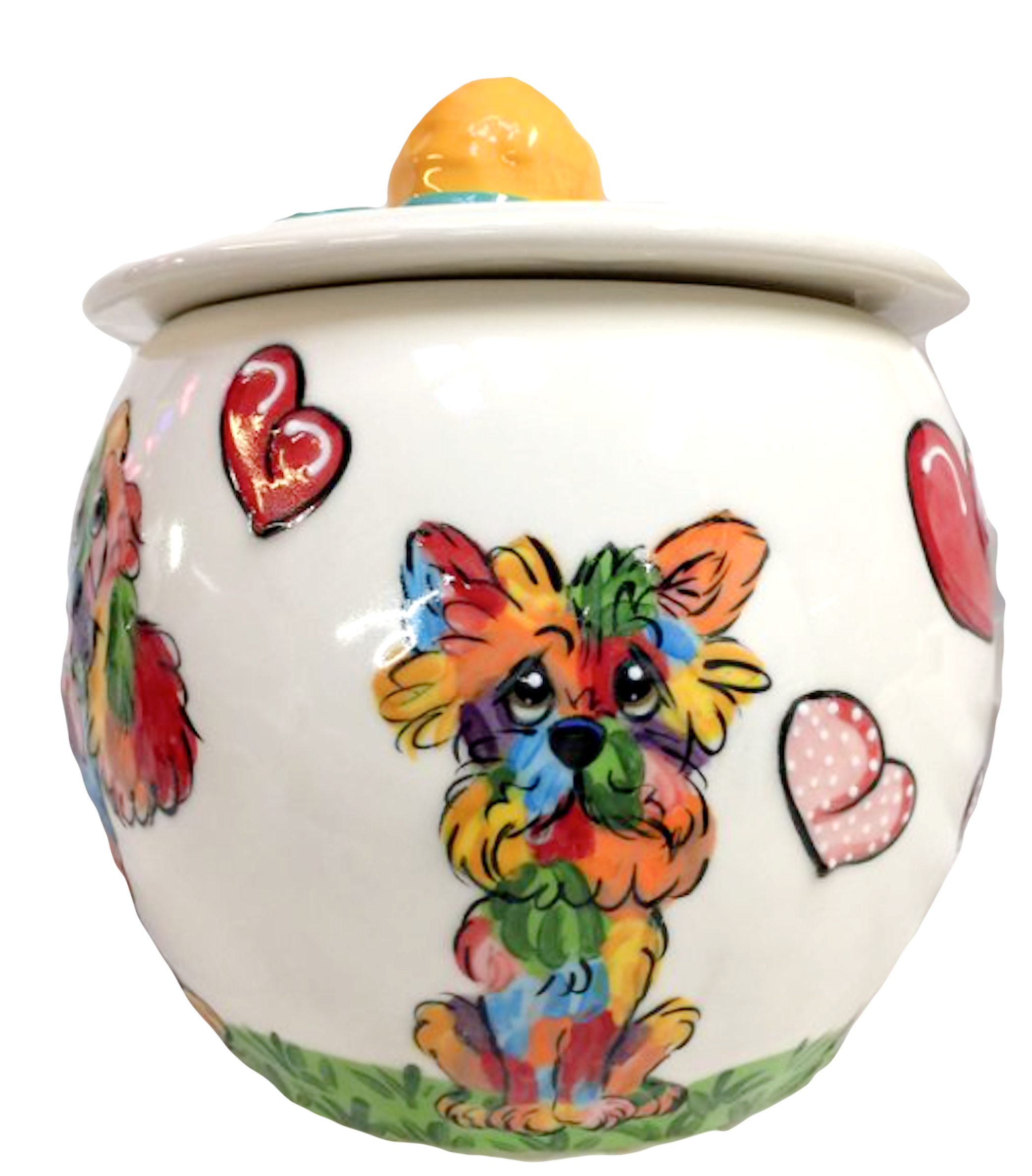 Yorkie Rainbow Palz™ Treat Jar