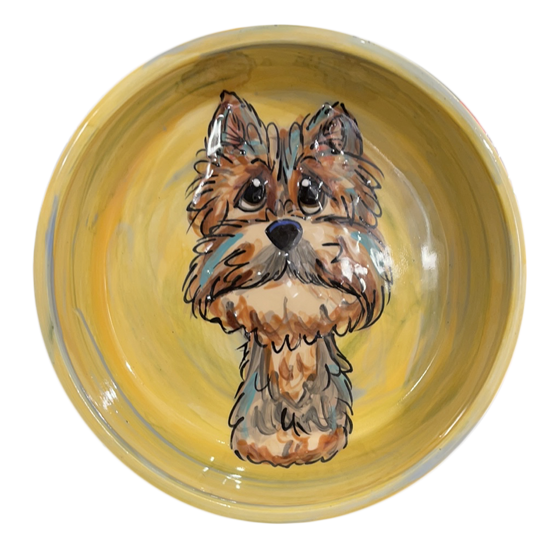 Yorkshire Terrier Tickle | Dog Food Bowl