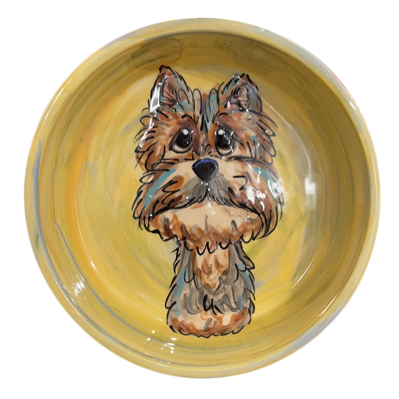 Yorkshire Terrier Tickle | Dog Food Bowl