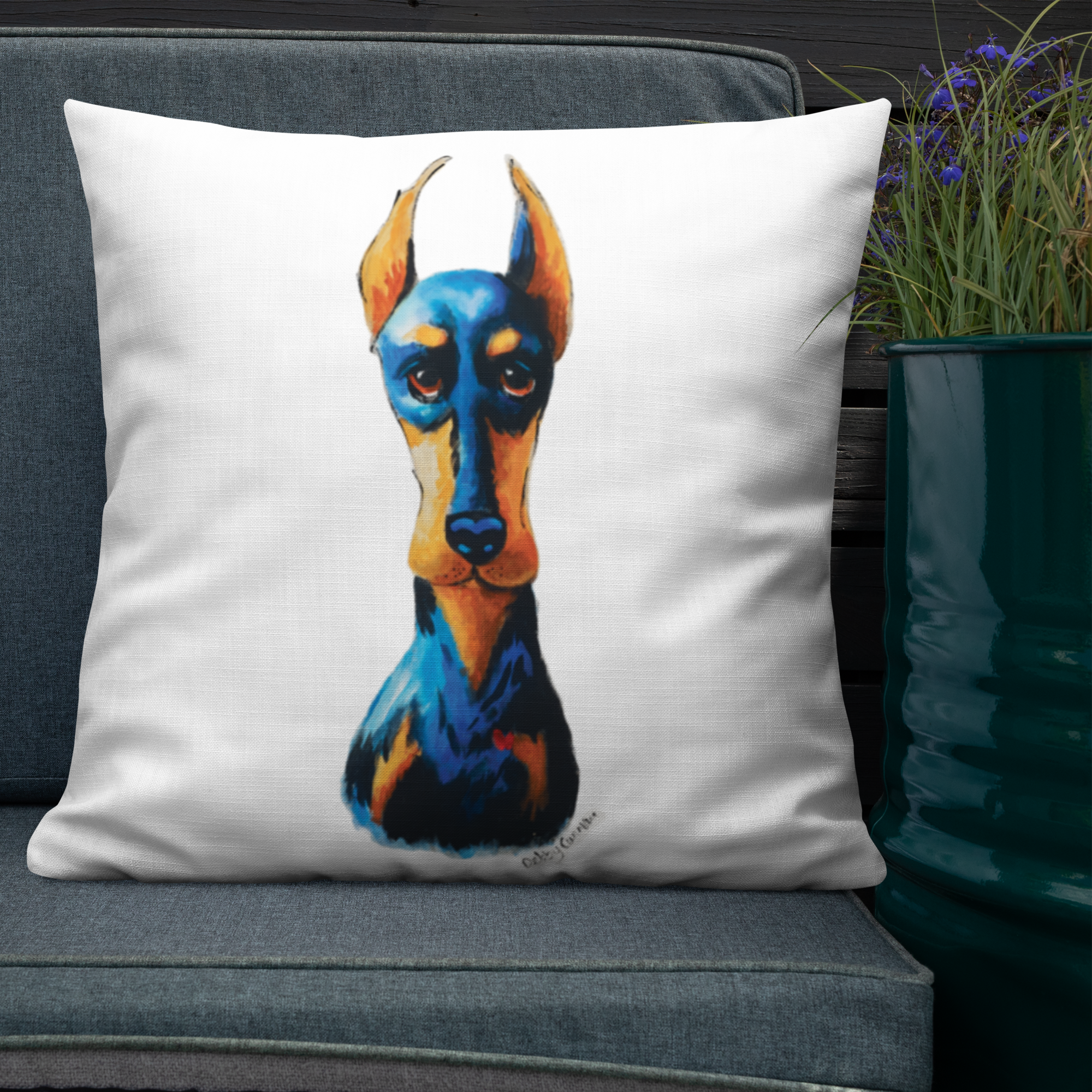 Doberman Pinscher Pillow