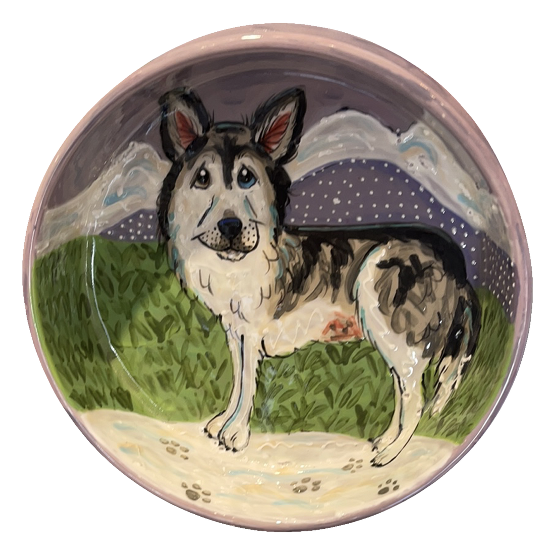 Ausky Heartly Dog Bowl