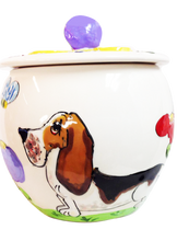Basset Hound Personalized Treat Jar
