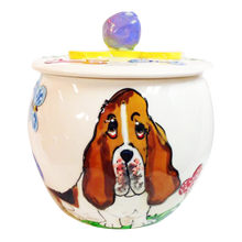 Basset Hound Personalized Treat Jar