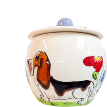 Basset Hound Personalized Treat Jar